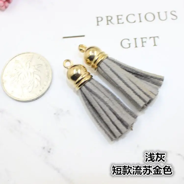Diy аксессуары для ювелирных изделий сумки для одежды телефон кулон ручной работы из бисера золотой веревки кисточкой уха материал - Цвет: 4