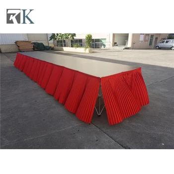 

easy set up smart stage durable platform folding riser for truss display concert wedding event