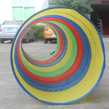 360X92 детский тоннель ультра большой ползающий тоннель труба Сенсорное тренировочное оборудование сверление с игрушкой