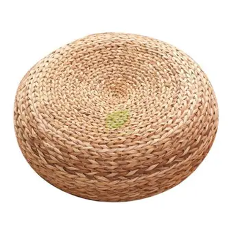 

Furniture Rush Grass Footstool Round Rattan Stool Solid wood round stool creative home change shoes stool