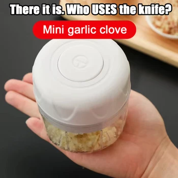 

Electric Garlic Onion Shredder Chopper Crusher Food Cutter Processor Mini Food Chopper for Fruit Vegetables Meat Kitchen Tools