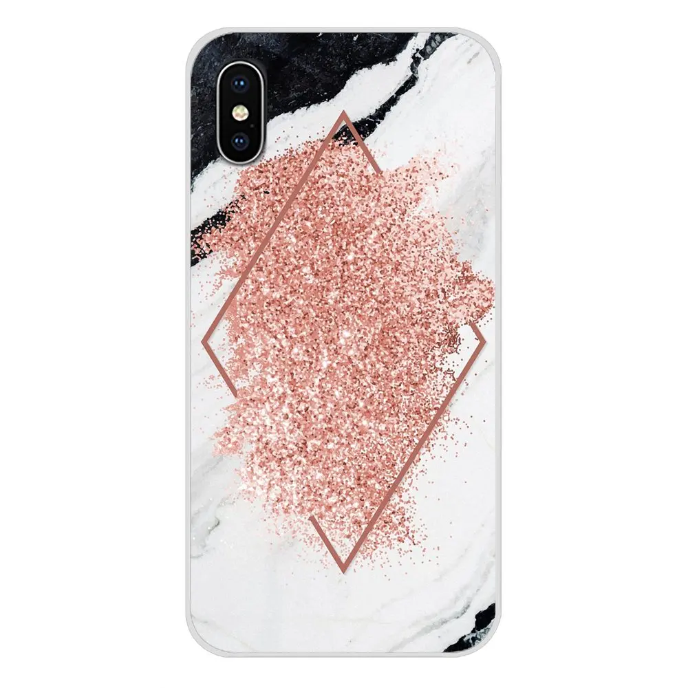 images 9 Gold Pink Rose Glitter For Apple iPhone X XR XS 11Pro MAX 4S 5S 5C SE 6S 7 8 Plus ipod touch 5 6 Accessories Phone Cases Covers - Цвет: images 9