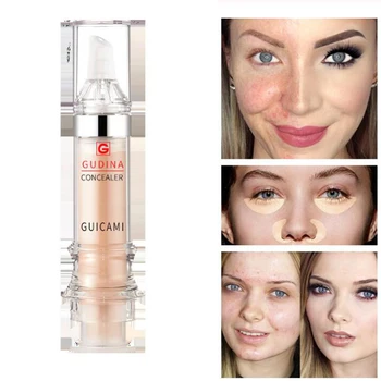 

Full Cover 2 Colors Liquid Concealer Makeup Eye Dark Circles Cream Face Corrector Waterproof Naturally foundation