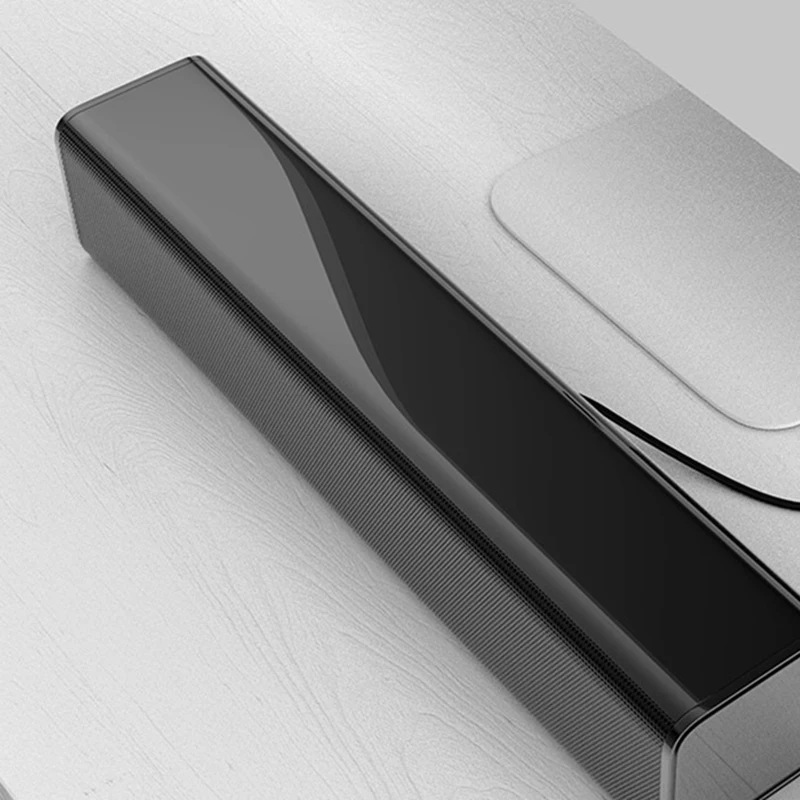 AAAE топ-двойной динамик с Bluetooth TF картой функция черная полоса мультимедийный подарок сабвуфер USB2.0 компьютерный динамик