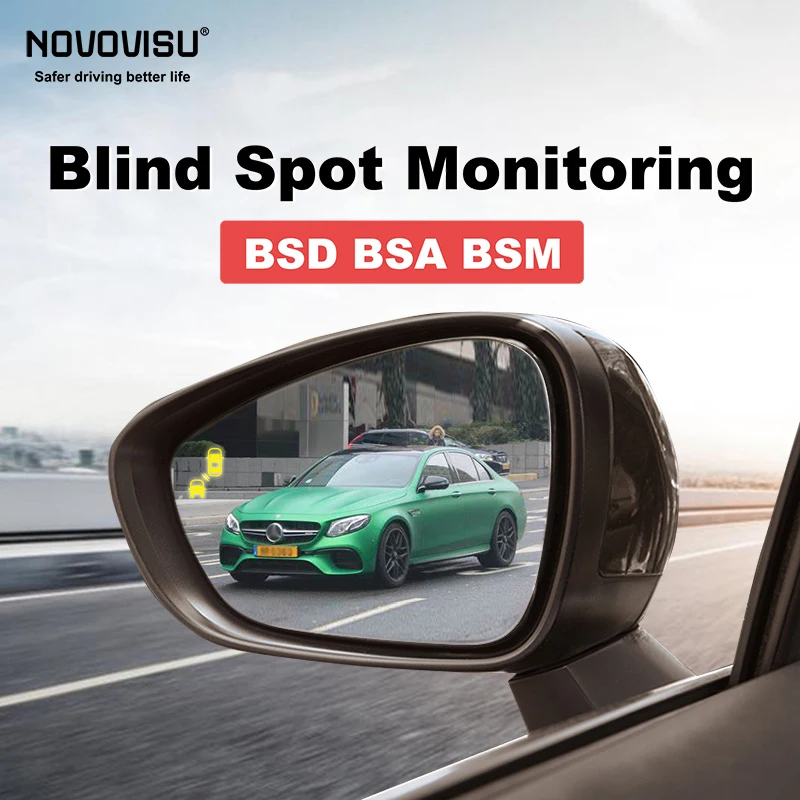 Car Bsd Bsa Bsm Blind Spot Detection Driving Warning Safety Radar Alert