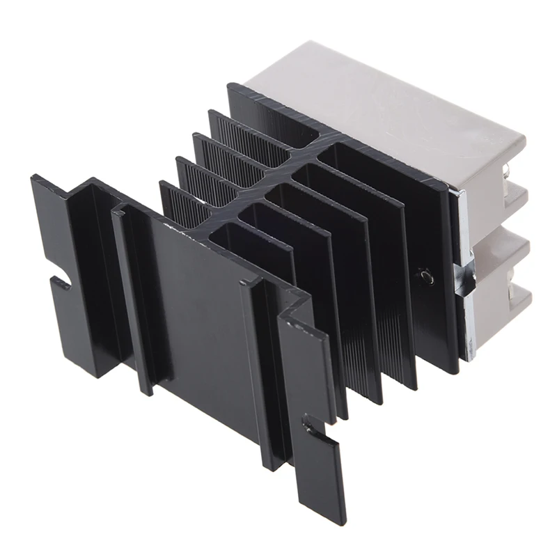 DC В AC SSR-60DA-H AC 90-480V 60A Однофазное твердотельное реле+ теплоотвод