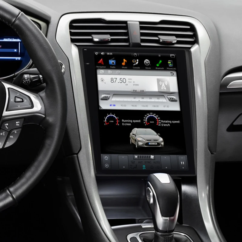 Cheap Chogath 12.1inch car multimdia player android 7.1 car gps navigation Tesla screen 2+32G for Ford Mondeo 2013-2018 1