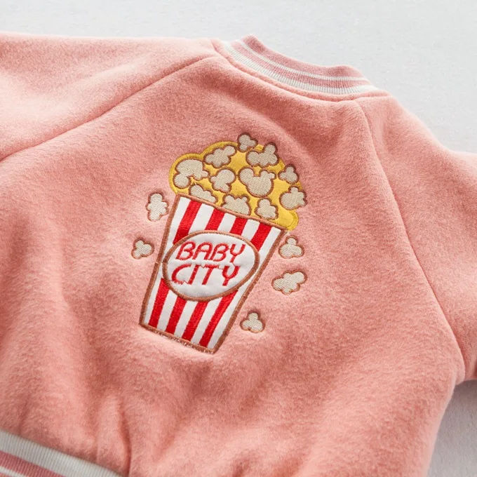 Mini Babe City детская одежда; бархатный костюм для малышей; Зимняя Детская Повседневная Толстовка; одежда из двух предметов для малышей