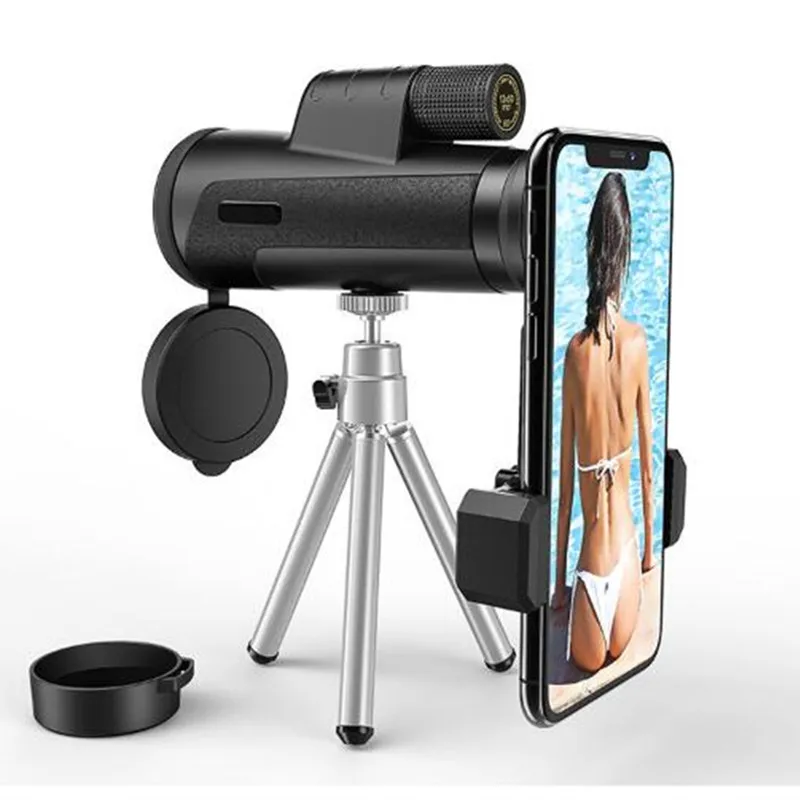 Монокулярный телескоп 12X50 HD высокой мощности Bak4 призма Монокуляр IPX-7 заполненный азотом водонепроницаемый ударопрочный телескоп для охоты