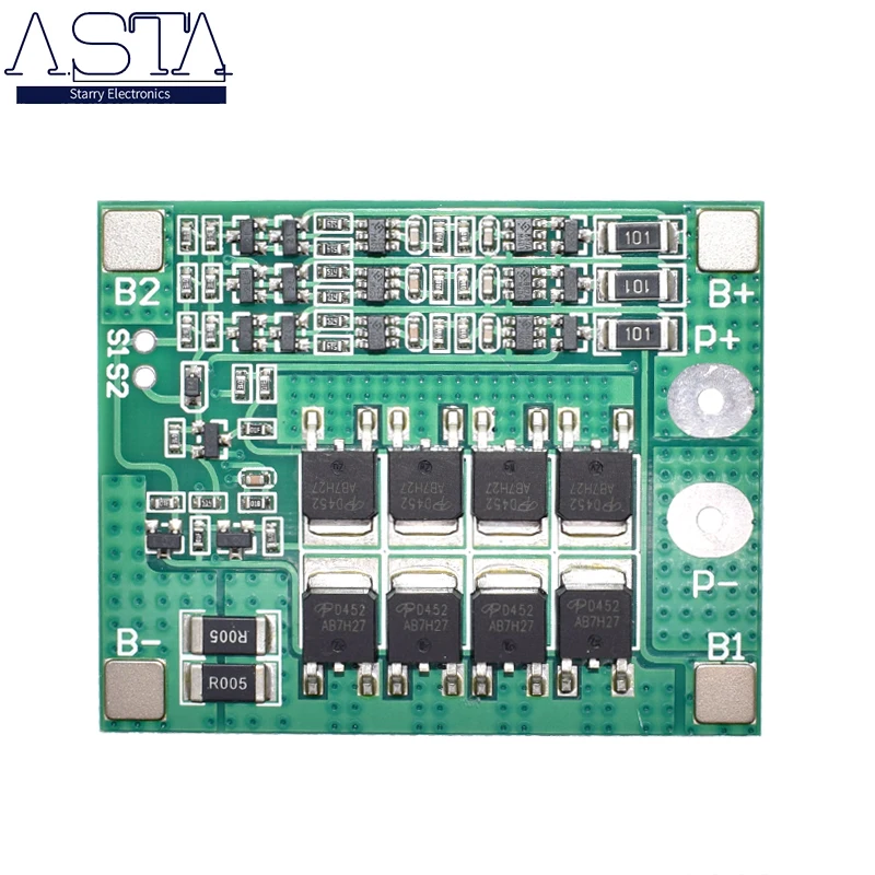 3S 25A Li-ion 18650 BMS PCM Battery Protection Board With Balance For li-ion Lipo Cell Pack Module Newest | Электронные