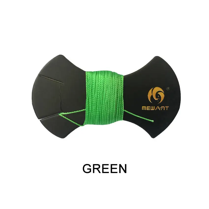 MEWANT черная искусственная кожа обёрточная бумага ручной шитье чехол рулевого колеса автомобиля для Volkswagen Bora 20012002 2003 2004 2005 - Название цвета: Green Thread