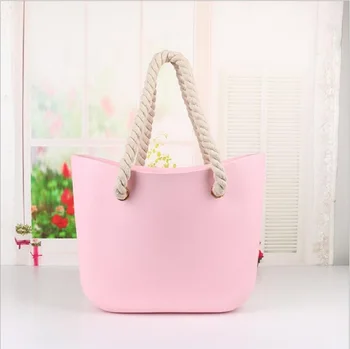 

Leash Beach Handbag Handles Women Classic Trim Bao Mini Fashion Silicone Shoulder Shopping Top Waterproof Evening Bag