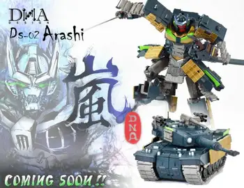 

Transformation Robot TOY DNA DS-01 Susanoo DS-02 Arashi Repaint Repair Version figure New In Stock