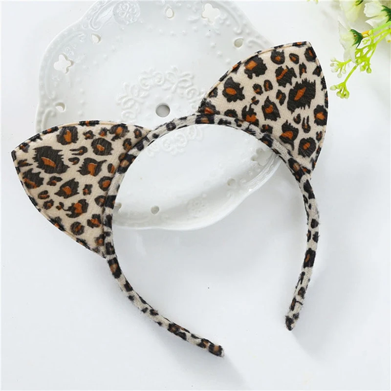 hairclips New Lovely Cat Ear Hair Wear Girls Anime Cosplay Costume Plush Hairband Night Party Club Bar Decorate Headbands Hair Accessories claw hair clips Hair Accessories