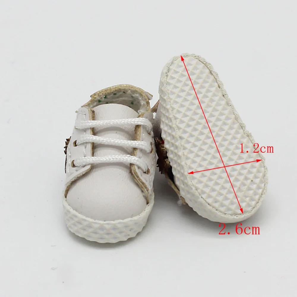 Ob11 Белая обувь для кукол спортивная с низким верхом obitsu11 molly body9 1/12 bjd аксессуары |