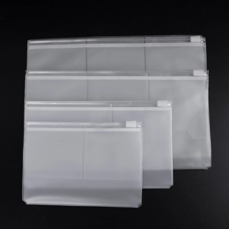 Bolsa de viaje de PVC con cremallera, organizador de tarjetas de pasaporte, soporte de almacenamiento impermeable Q1JC