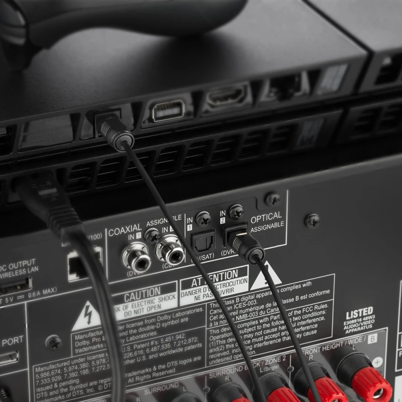 Высококачественный цифровой волоконно оптический аудио кабель гибкий разъем и