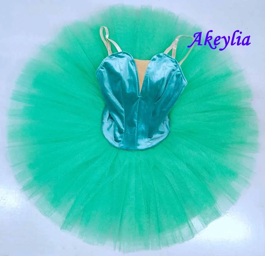 Velvet bodice ballet tutu royal blue dress junior pre-professional dance costumes stage ballet tutu skirts pink sky blue white