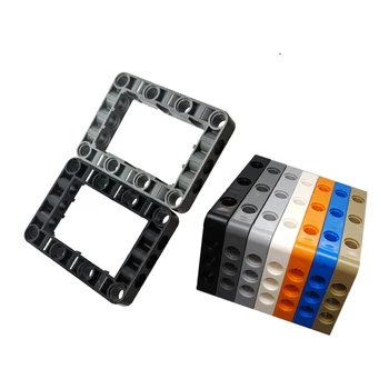 

10pcs Technic Building Blocks Bulk Liftarm Beam Square Huller Hole 5x7 Frame Bricks Engine Model Building Toy for Children 64179