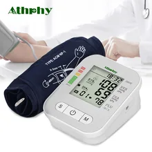 Athphy Blood Pressure Monitor Full-automatic Pulse Measurement Heartbeat Test New Upper Arm Measure Sphygmomanometer Tonometer