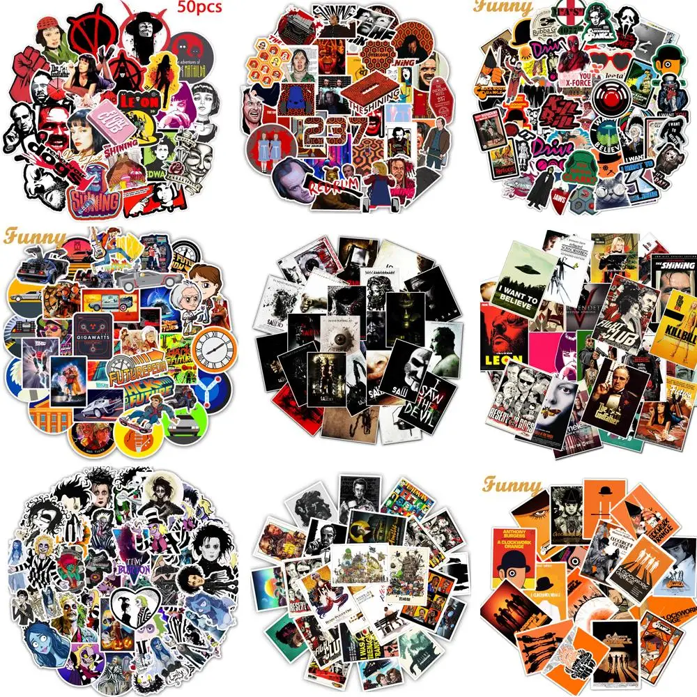 50 шт. водостойкие наклейки для чемоданов ноутбуков|Наклейки| |