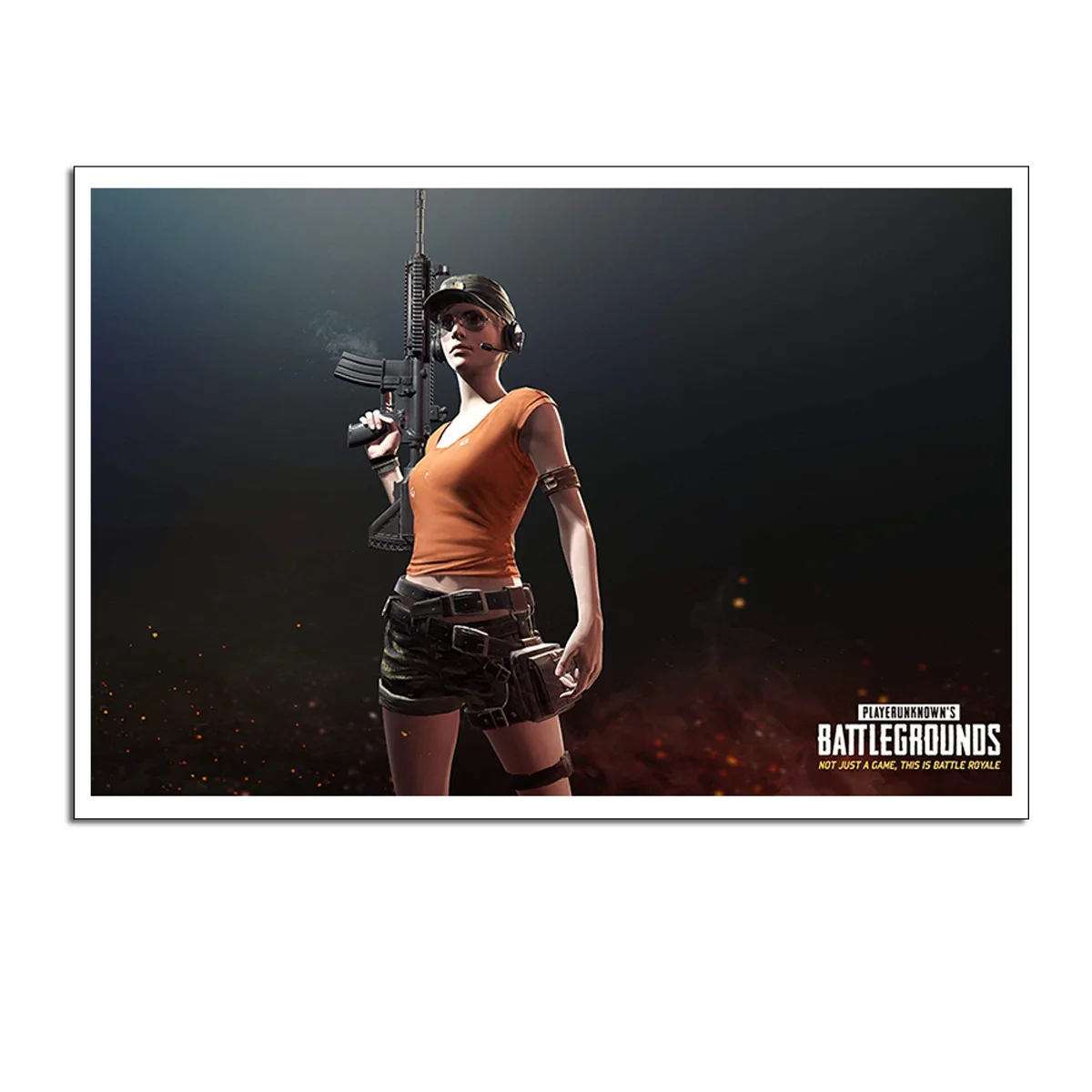 4 Постер PUBG, холст, живопись, AliExpress, современный, подвесной, искусство, победитель, курица, игра, для дома, настенная живопись, настенные картины для гостиной - Цвет: 4
