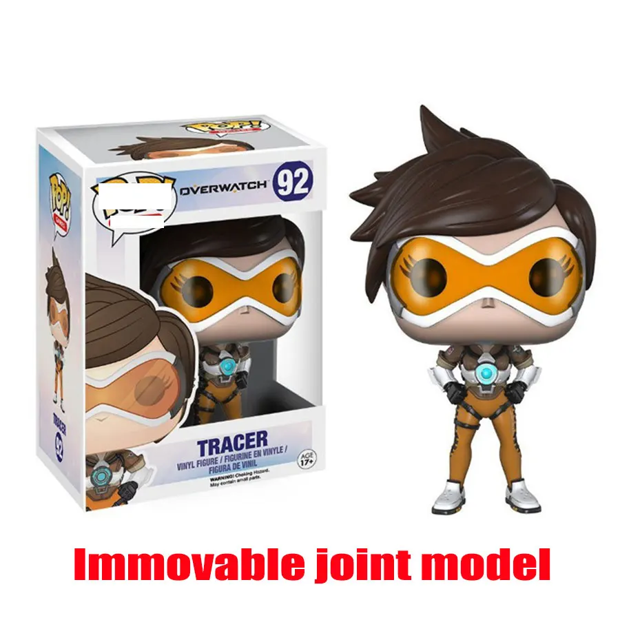 OW Gmae фигурка Figma 352 27 см персонаж Tracer Joint подвижная коллекция моделей кукол игрушки друг рождественские подарки - Цвет: With retail box