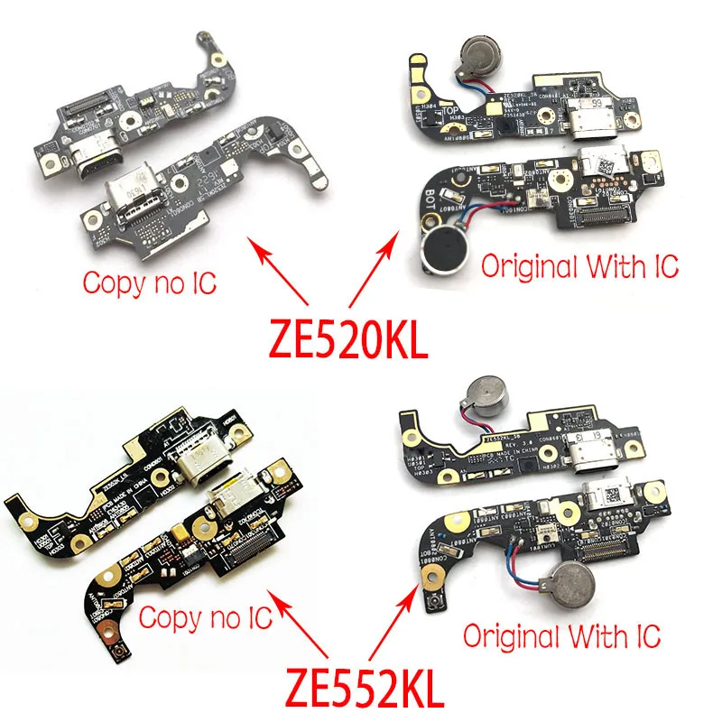 Для Asus Zenfone 3 ZE520KL ZE552KL USB порт зарядное устройство док-станция разъем зарядная плата гибкий кабель микрофона микрофонная плата