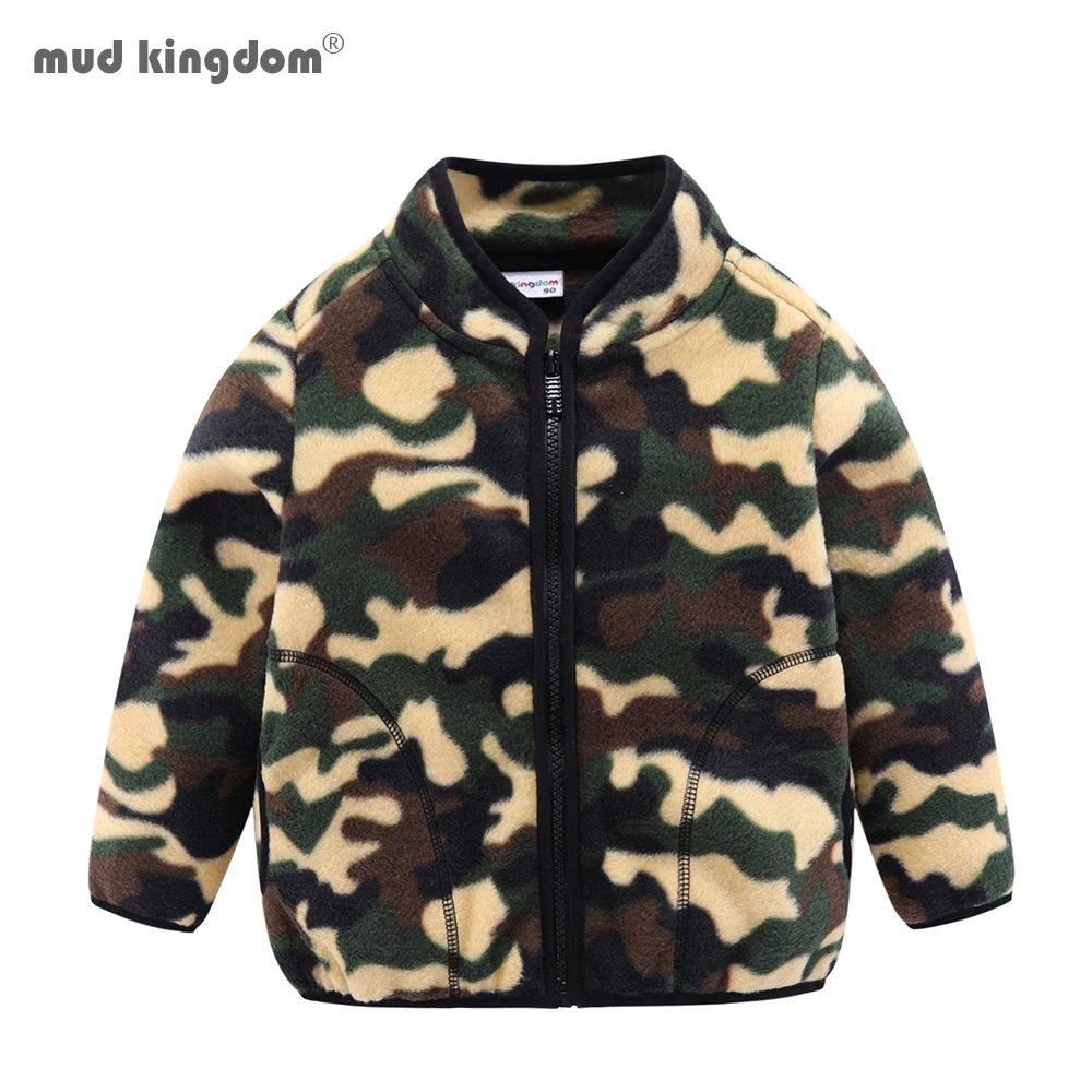 

Mudkingdom Boys Girls Fleece Jackets Zipper Baby Kids Coats Jacket Outerwear New Spring Autumn