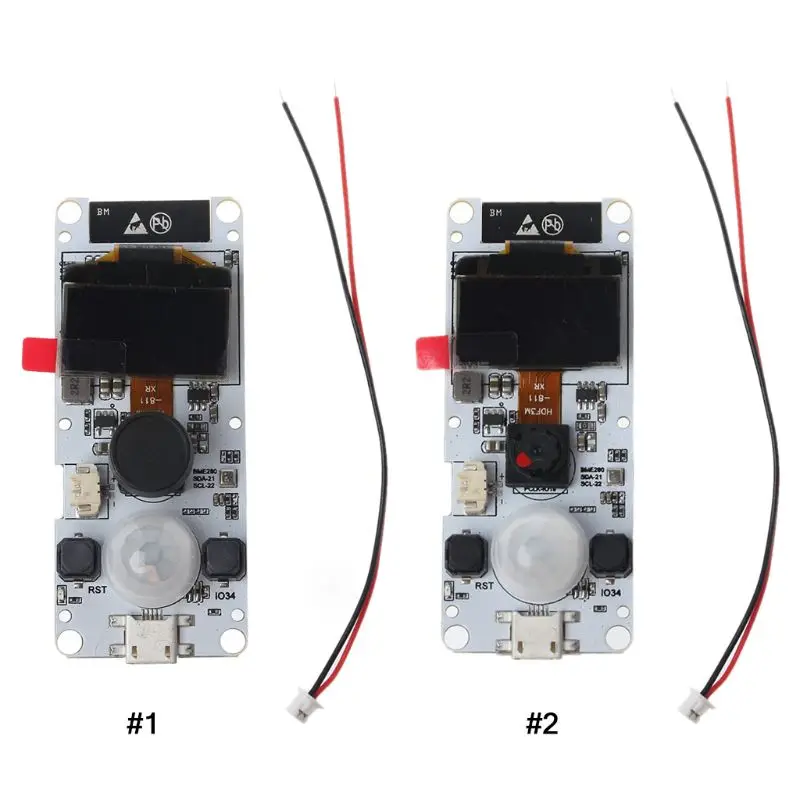 

TTGO T-Camera ESP32 WROVER & PSRAM Camera Module ESP32-WROVER-B OV2640 Camera Module 0.96 OLED