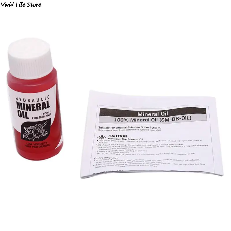 60ml Bicycle Brake Mineral Oil System Fluid Cycling Mountain Bikes For Shimano mountain bicycle disc brake bicycle disc brake pads brake pads bicycle disc brake bike brake pads mountain bike disc brake