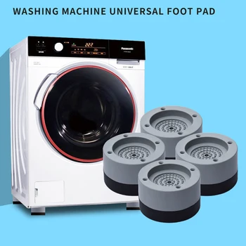 

4Pcs Universal Anti Vibration Feet Pads for Washing Machine Rubber Mat Anti-Vibration Refrigerator Mat Dryer Fixed Non-Slip Pad