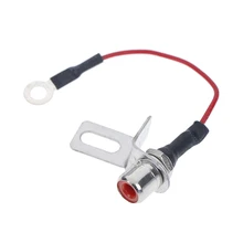 1 шт. 9 см разъем адаптер зажим шнур для татуировки Пулемет Питание RCA Женский Джек адаптер