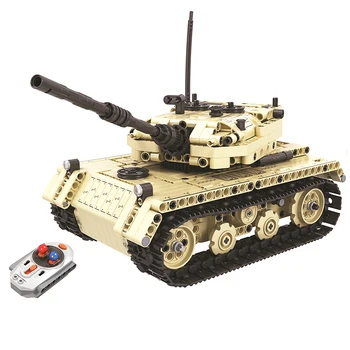 

Winner 7113 759pcs Technic Military Remote Control RC Tank Electric Building Blocks Toys For Children