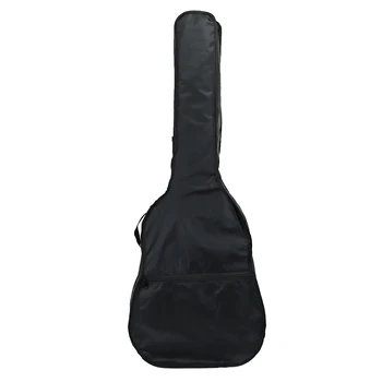 

41 Inch Travel Handheld Oxford Fabric Zipper Guitar Bag Single Shoulder Mesh Strap Accessories Dustproof Waterproof Padded