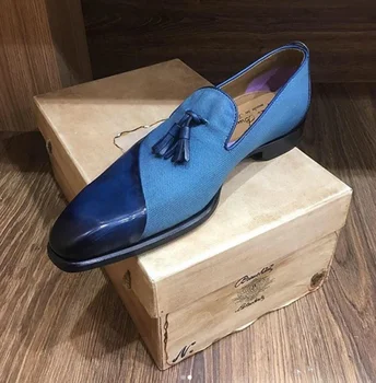 

Men pu Leather Shoes Low Heel Fringe Shoes Dress Shoes Brogue Shoes Spring Ankle Boots Vintage Classic Male Casual F88