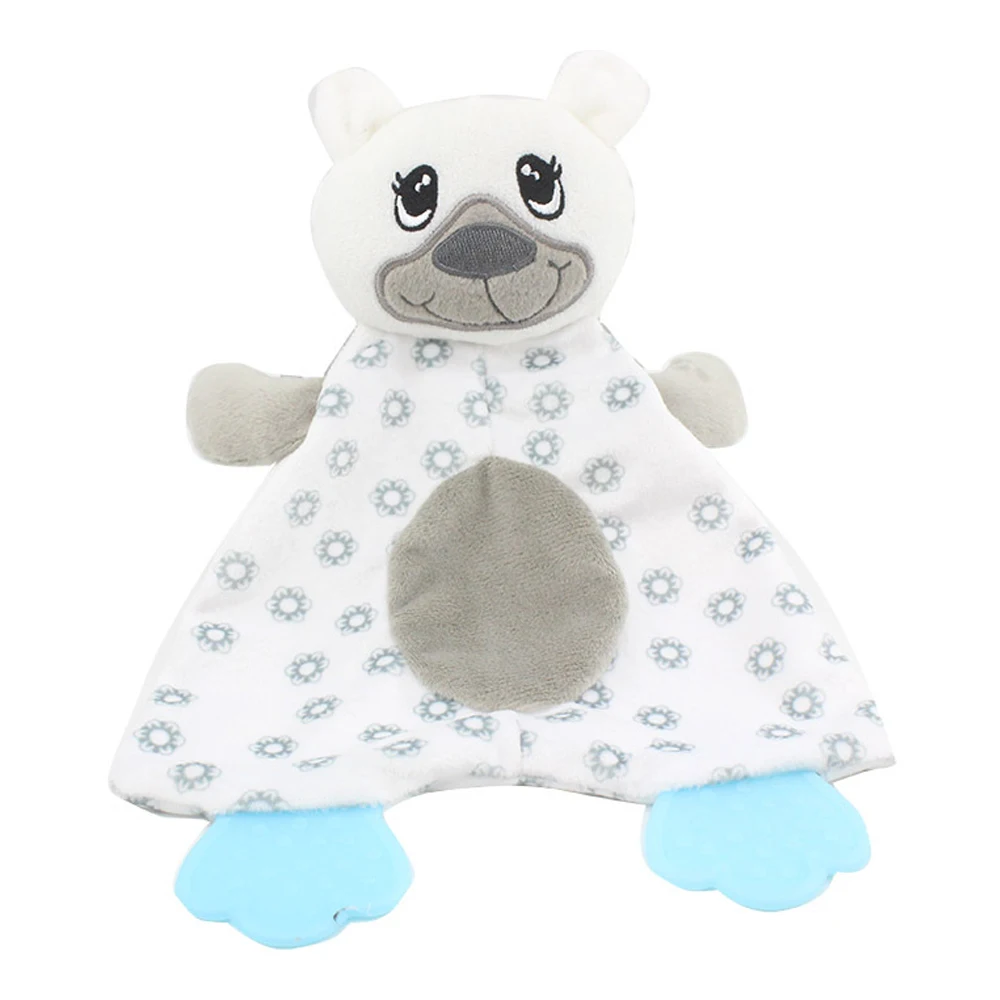 Bear 27cm Детское полотенце с животным, мягкое плюшевое, комфортная игрушка, успокаивающее полотенце, успокаивающее полотенце, детские плюшевые игрушки - Цвет: Bear 27cm