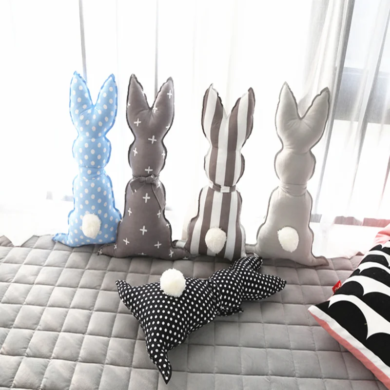 Детская подушка хлопковая Подушка с мультяшными животными Кроликом для сна