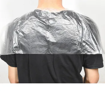 

100Pcs/pack Hair Salon Neck Cape Disposable Waterproof Hair Washing Shawl Hairdressing Apron Portable Hair Washing Pad Bib