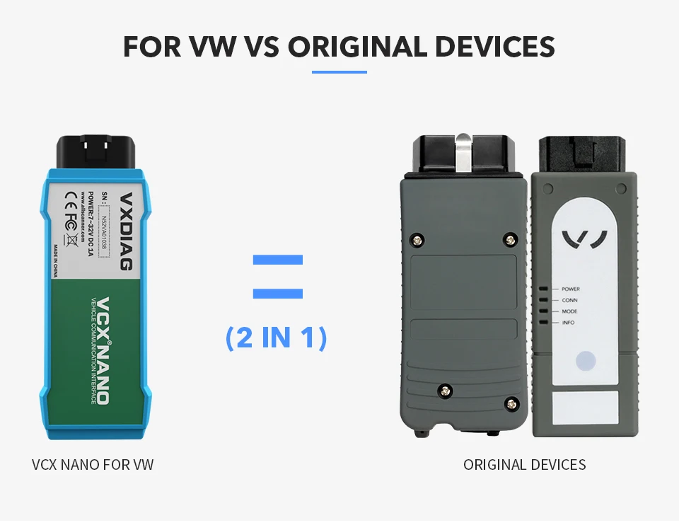 VXDIAG VCX NANO для VW volvo JLR Ford Mazda Toyota GM OBD2 автомобильный диагностический инструмент WIFI/USB