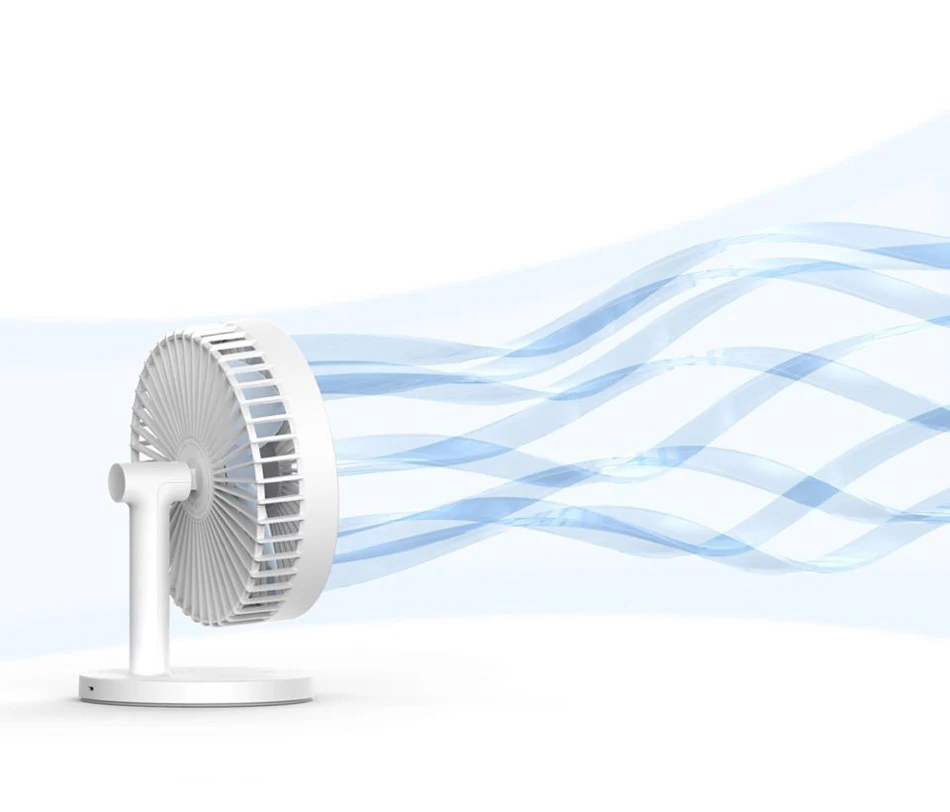 Xiaomi 3Life 202 Desktop Mute Fan USB Charging 2000mAh Battery Capacity description image 4