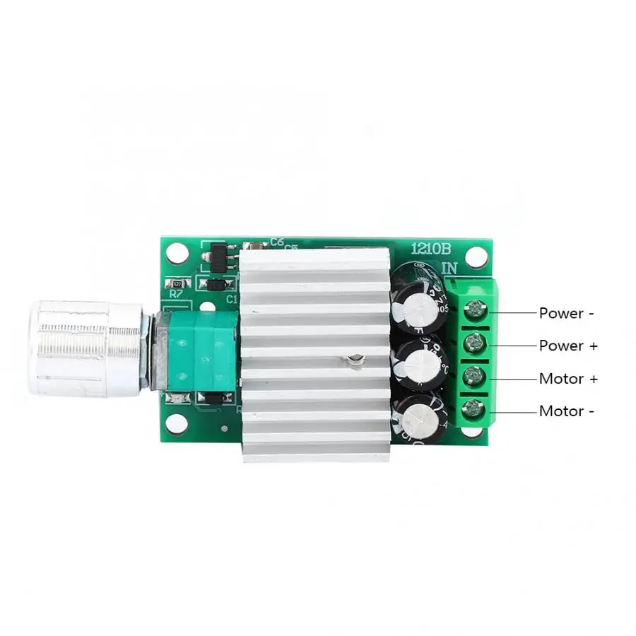 DC12V-30V контроллер двигателя PWM 7A большой мощности регулятор освещения переключатель