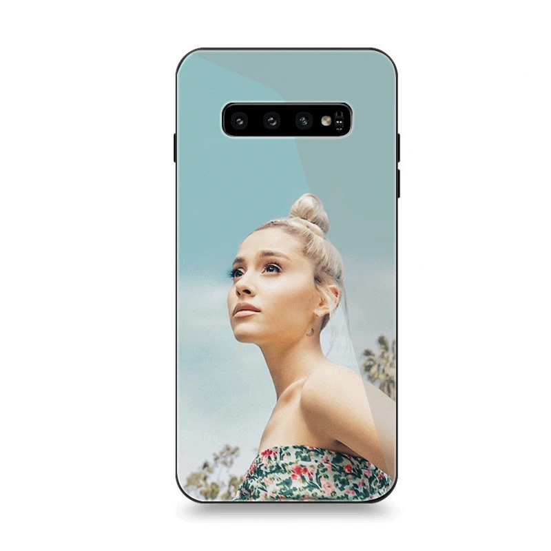 Чехол для телефона Стекло для samsung A70 A50 A30 A40 A20 A60 A10 S7 край S8 S9 S10 Plus Note 8 9 крышка певица Ариана Гранде прекрасный - Цвет: G6