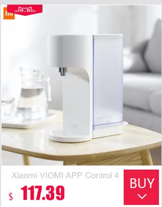 Xiaomi VIOMI APP control 4L умный мгновенный диспенсер для горячей воды качество воды Indes детское молоко партнер нагреватель питьевой воды чайник