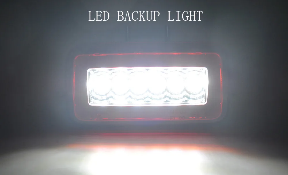  Red/Smoked G class w463 rear bumper LED liights for G wagon G350 G500 G63 G65 rear bumper led fog l - 4000420298529