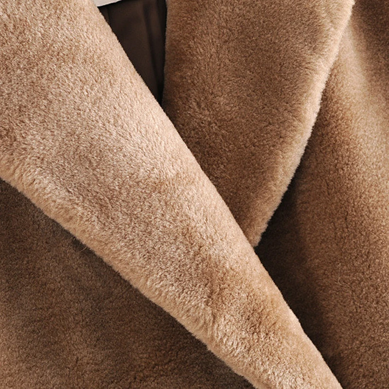 Wixra Womens Coat Ladies Faux Mink Fur Outwear