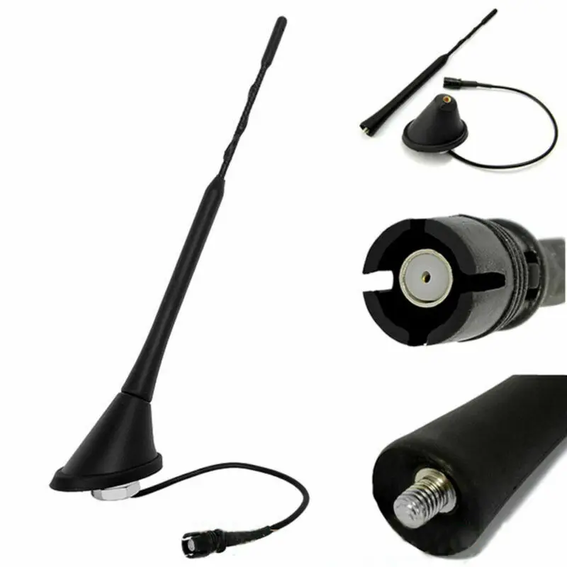 

9-дюймовая насадка на крышу AM/FM антенна + база для 93-05 VW Jetta Golf GTI