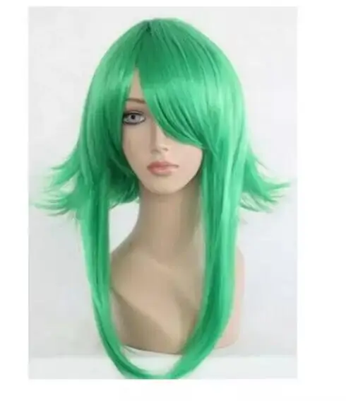 Zhao079003132+_+ 317 Vocaloid Gumi 55 см Средний Высококачественный Синтетический чай зеленый парик для косплея
