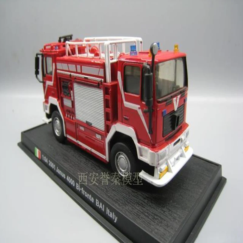 Amer 1/64 JANUS 4000 BI-FRONTE Баи имитация двухголовая модель пожарного грузовика из сплава пластиковая игрушка автомобиль Коллекционная фурнитура с моделью