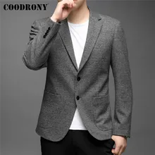 COODRONY – costume de marque pour homme d'affaires, manteau, Blazer, Streetwear, mode, veste décontractée, nouvelle collection automne hiver, C8112 